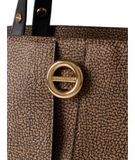 BORBONESE TULIP  Handtasche, mit Schultergurt natur op / schwarz - Damentaschen - 4