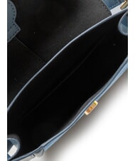 FURLA FLOW Kleine Ledertasche mit Schultergurt grau-blaue Töne - Damentaschen - 5