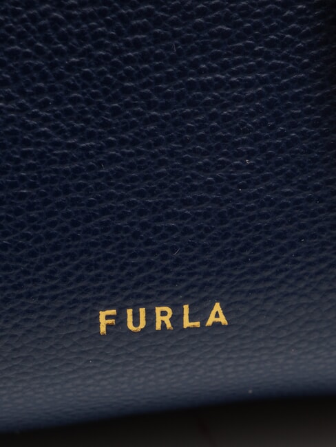 GOCCIA Umhängetasche aus gehämmertem Leder königsblau - Damentaschen