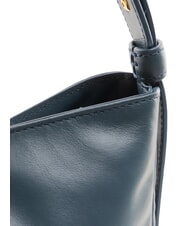 FURLA SFERA SOFT  Umhängetasche aus Leder grau blau - Damentaschen - 3