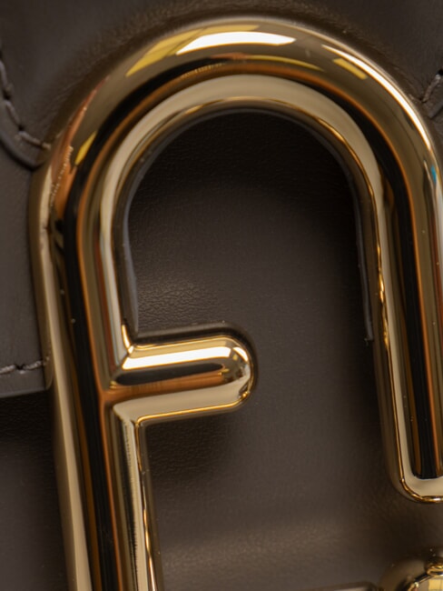 URBAN Kleine Umhängetasche aus Leder urbanes Grau - Damentaschen