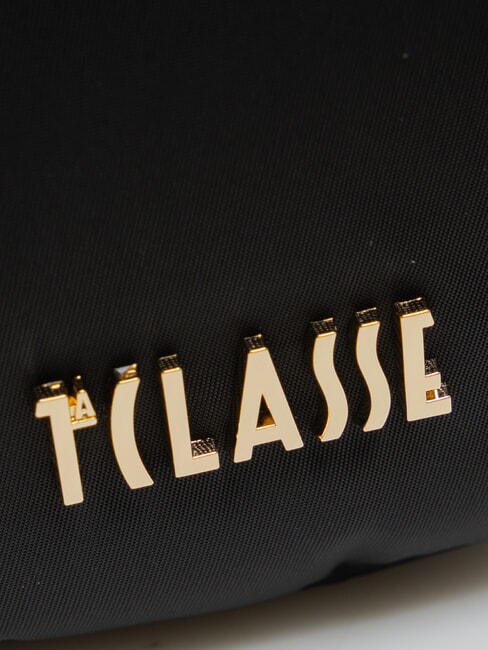 PUFFY NYLON Mini-Halbmond-Umhängetasche Schwarz - Damentaschen