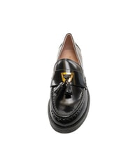 COCCINELLE BEAT SHINY Ledermokassins mit Quaste Schwarz - Damenschuhe - 3