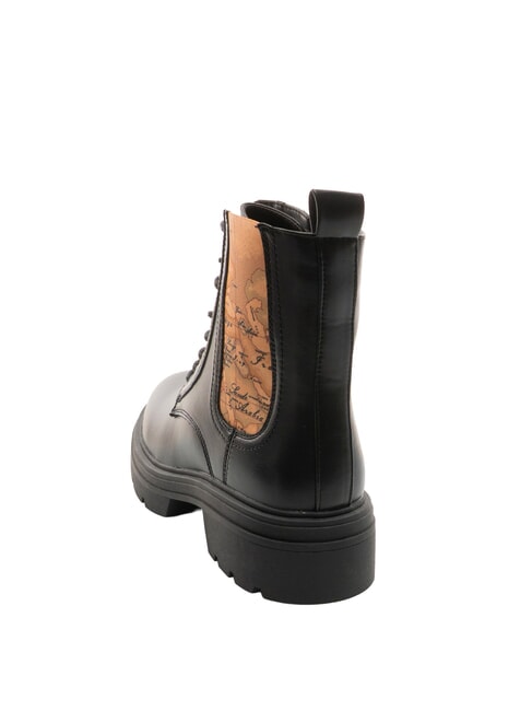 GEO Amphibische Stiefelette mit Aufdruck Schwarz - Damenschuhe