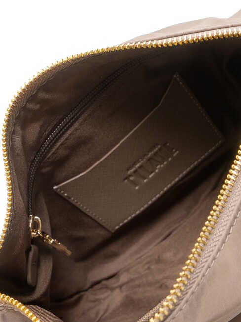 STORMY NYLON Kleine halbmondförmige Umhängetasche Turteltaube - Damentaschen