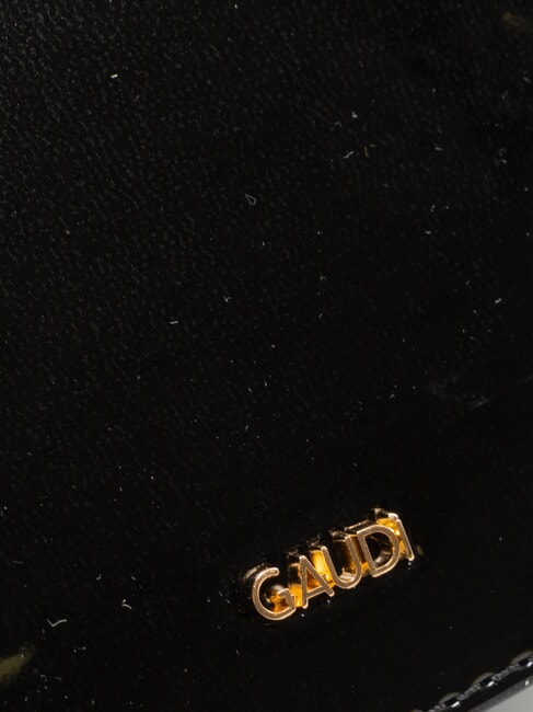 EVELYN LAK Kleine Umhängetasche aus Lackleder SCHWARZ - Damentaschen