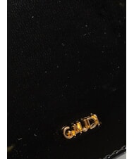 GAUDÌ EVELYN LAK Kleine Umhängetasche aus Lackleder SCHWARZ - Damentaschen - 4