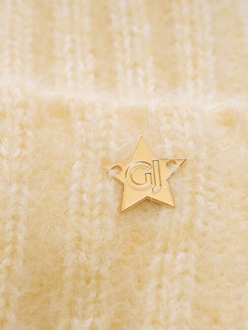 ESTELLE Beanie-Mütze mit Umschlag CREME - Mützen/Hüte