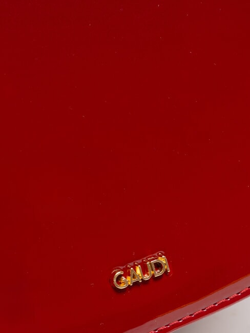 EVELYN LAK Kleine Umhängetasche aus Lackleder ROT - Damentaschen