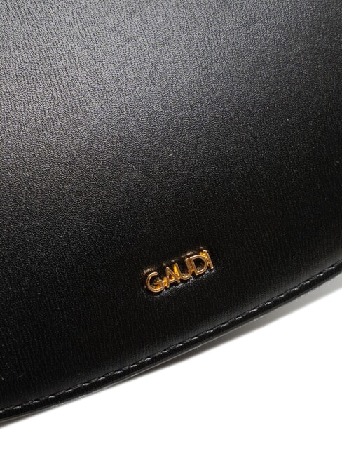 EVELYN Kleine Umhängetasche mit Überschlag SCHWARZ - Damentaschen