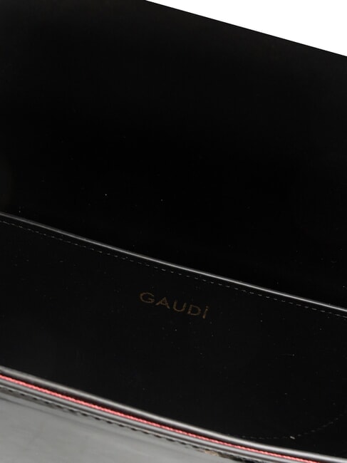 EVELYN Kleine Umhängetasche mit Überschlag SCHWARZ - Damentaschen