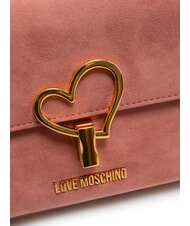 LOVE MOSCHINO SMART DAILY Umhängetasche mit Überschlag Altrosa - Damentaschen - 3