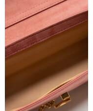 LOVE MOSCHINO SMART DAILY Umhängetasche mit Überschlag Altrosa - Damentaschen - 5