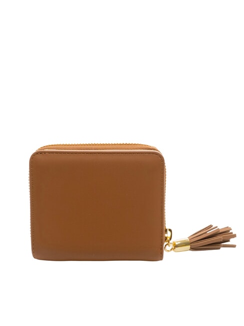 ESSENTIAL Kleine Geldbörse mit Quaste und Rundum-Reißverschluss LEDER - Brieftaschen Damen