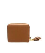 LOVE MOSCHINO ESSENTIAL Kleine Geldbörse mit Quaste und Rundum-Reißverschluss LEDER - Brieftaschen Damen - 3