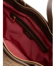 GAUD&Igrave; NEW DIAZ Einkaufstasche mit Jacquard-Logo br&auml;unen - Damentaschen - 5