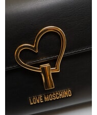 LOVE MOSCHINO SMART DAILY Clutch mit Ketten-Schulterriemen Schwarz - Damentaschen - 3