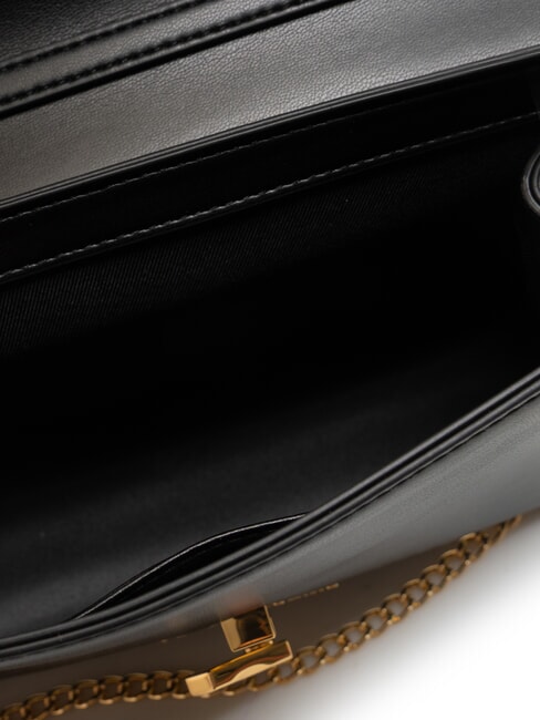 SMART DAILY Clutch mit Ketten-Schulterriemen Schwarz - Damentaschen