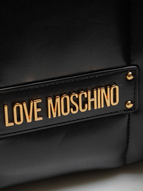 PUFFY LOGO Rucksack mit Herztasche schwarz/rot/schwarz - Damentaschen