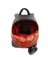 LOVE MOSCHINO PUFFY LOGO Rucksack mit Herztasche schwarz/rot/schwarz - Damentaschen - 5