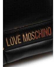 LOVE MOSCHINO PUFFY LOGO Umhängetasche mit Herzbeutel schwarz/rot/schwarz - Damentaschen - 3