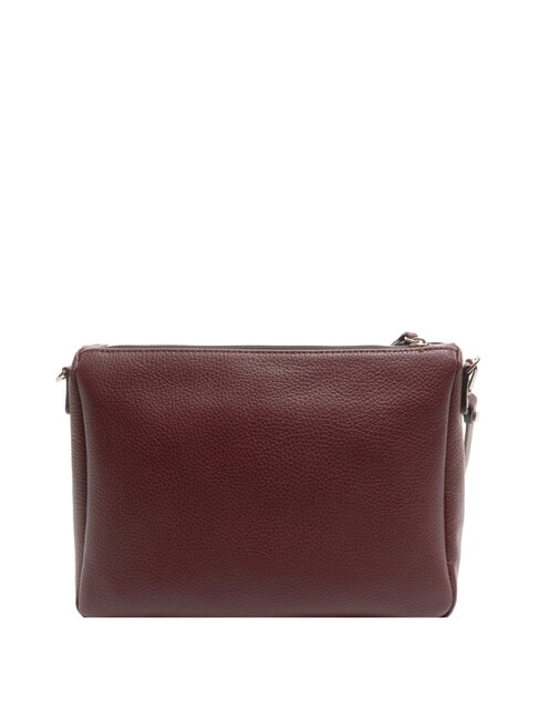 NORA POUCH Ledertasche mit Schultergurt Weinbeere - Damentaschen