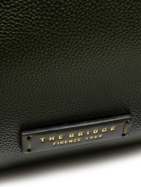 INES Umhängetasche aus Leder mit Schultergurt tirolo abb. Gold - Damentaschen