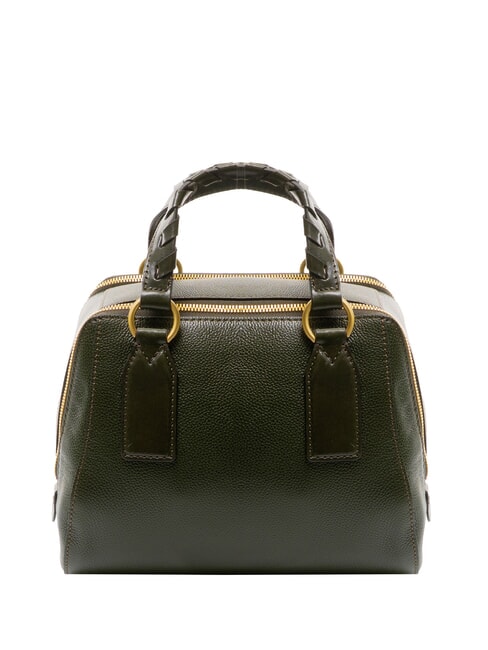 INES Umhängetasche aus Leder mit Schultergurt tirolo abb. Gold - Damentaschen