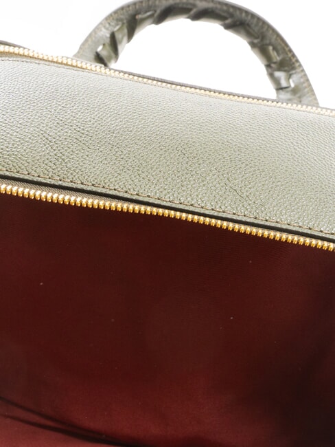 INES Umhängetasche aus Leder mit Schultergurt tirolo abb. Gold - Damentaschen