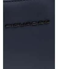 PIQUADRO CORNER SPECIALE GOMMATO Flache Clutch mit Manschette Blau - Tablettmappe &amp; Organizer - 5