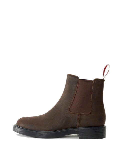 DEAN Chelsea Boots aus Nubukleder dunkelbraun - Herrenschuhe