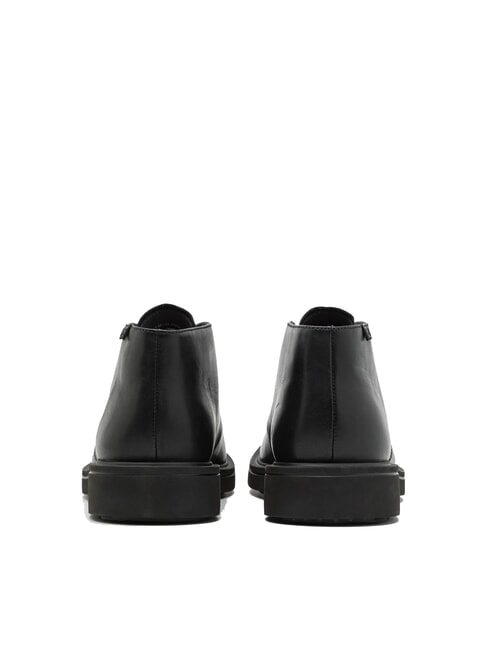 NORMAN Schnürstiefeletten aus Leder Schwarz - Herrenschuhe