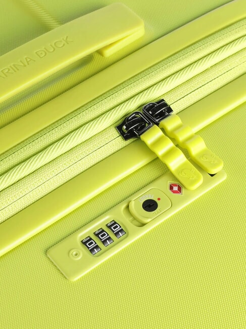 FLYDUCK Mittelgroßer erweiterbarer Trolley Bergamotte - Harte Trolleys