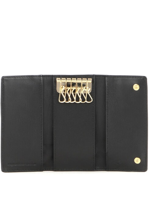 LUNA Schlüsseletui aus Leder SCHWARZ - Schlüsselanhänger und Schlüsseletuis