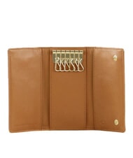 MANDARINA DUCK LUNA Schlüsseletui aus Leder Karamell-Café - Schlüsselanhänger und Schlüsseletuis - 2