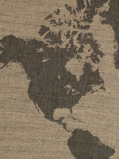 GEO Schal mit Fransen BEIGE - Schals