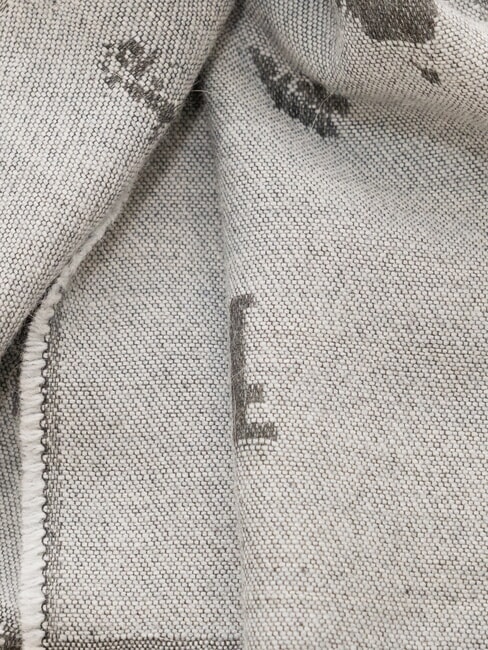 GEO Schal mit Fransen Himmelblau - Schals