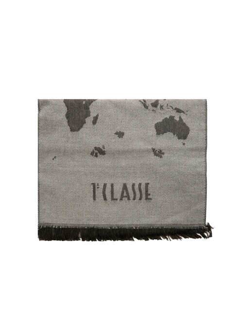 GEO Schal mit Fransen Himmelblau - Schals