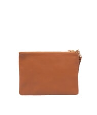 TIMBERLAND SMALL Kleine Clutch aus Leder mit Handgelenksriemen Cognac - Damentaschen - 4