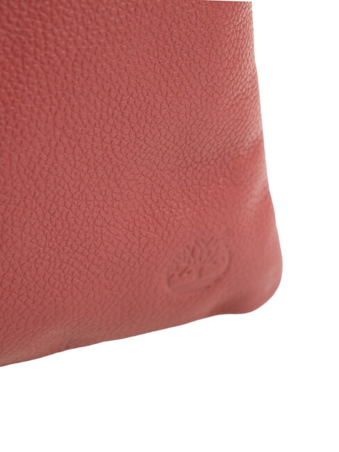 LARGE Große Clutch aus Leder mit Handgelenkstasche Rot - Damentaschen