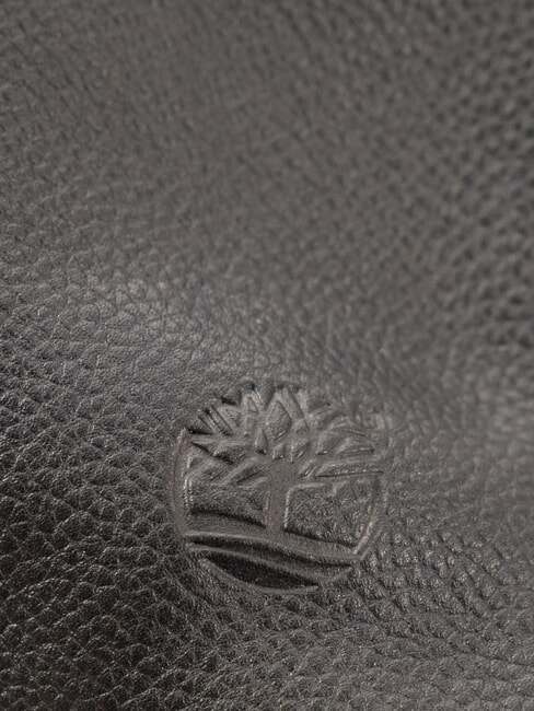 SMALL Kleine Clutch aus Leder mit Handgelenksriemen Schwarz - Damentaschen