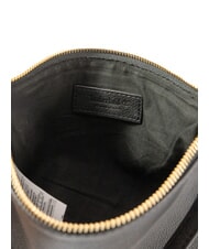 TIMBERLAND SMALL Kleine Clutch aus Leder mit Handgelenksriemen Schwarz - Damentaschen - 5