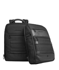 PIQUADRO HEXAGON 2-in-1-Rucksack, 15,6-Zoll-Laptophalterung Schwarz - PC-Rucksäcke - 3