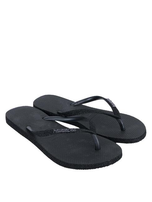 SLIM SPARKLE Flip Flops SCHWARZ - Damenschuhe