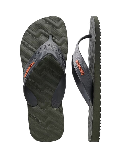 TRACK WAVES Flip-Flops olivgrün - Herrenschuhe