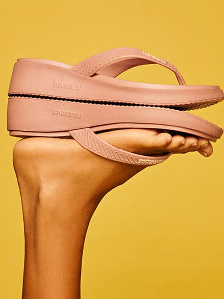 HIGH PLATFORM Flip-Flops Ballett stieg - Damenschuhe