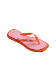 HAVAIANAS TOP SQUARE FUSION Flip-Flops Sonnenuntergangsorange - Damenschuhe - 3