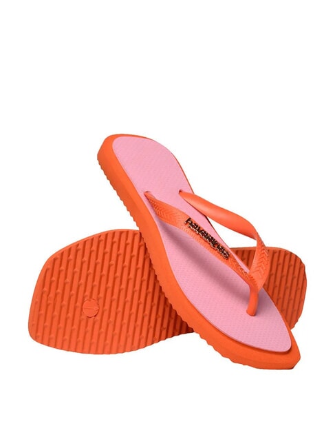 TOP SQUARE FUSION Flip-Flops Sonnenuntergangsorange - Damenschuhe