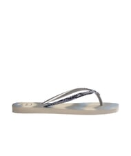 HAVAIANAS STYLESLIM SQUARE GLITTER Quadratische Flip-Flops beige/silber metallic - Damenschuhe - 2