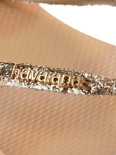 STYLESLIM SQUARE GLITTER Quadratische Flip-Flops golden - Damenschuhe